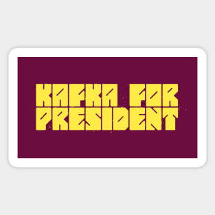 Kafka for President Sticker